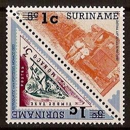 Suriname 740/1 postfris Treinen 1992, Ophalen of Verzenden, Postfris