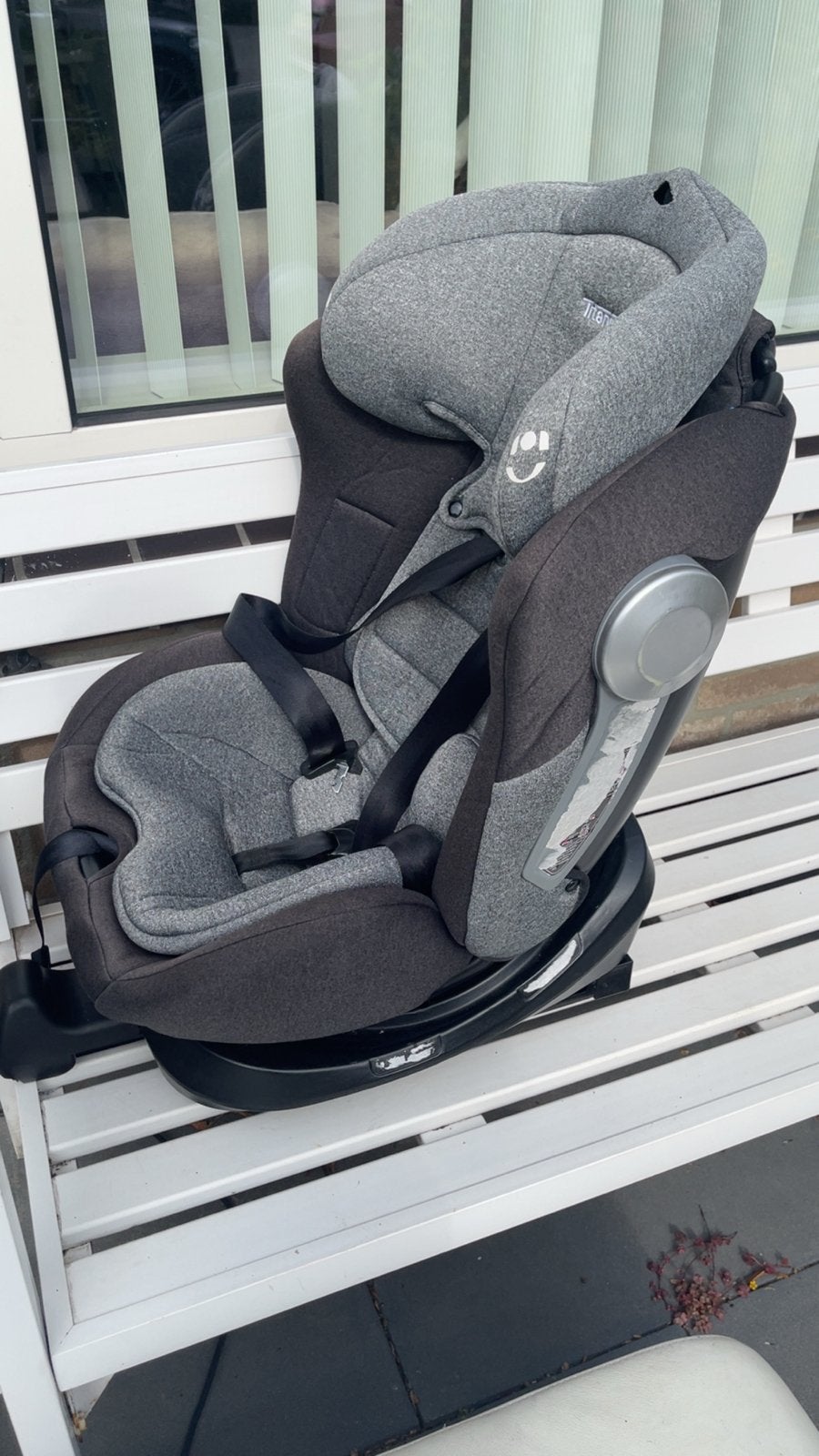 Titaniumbaby autostoel 360 graden draaibaar, Autogordel of Isofix, 0 t/m 18 kg, Verstelbare rugleuning, Zo goed als nieuw
