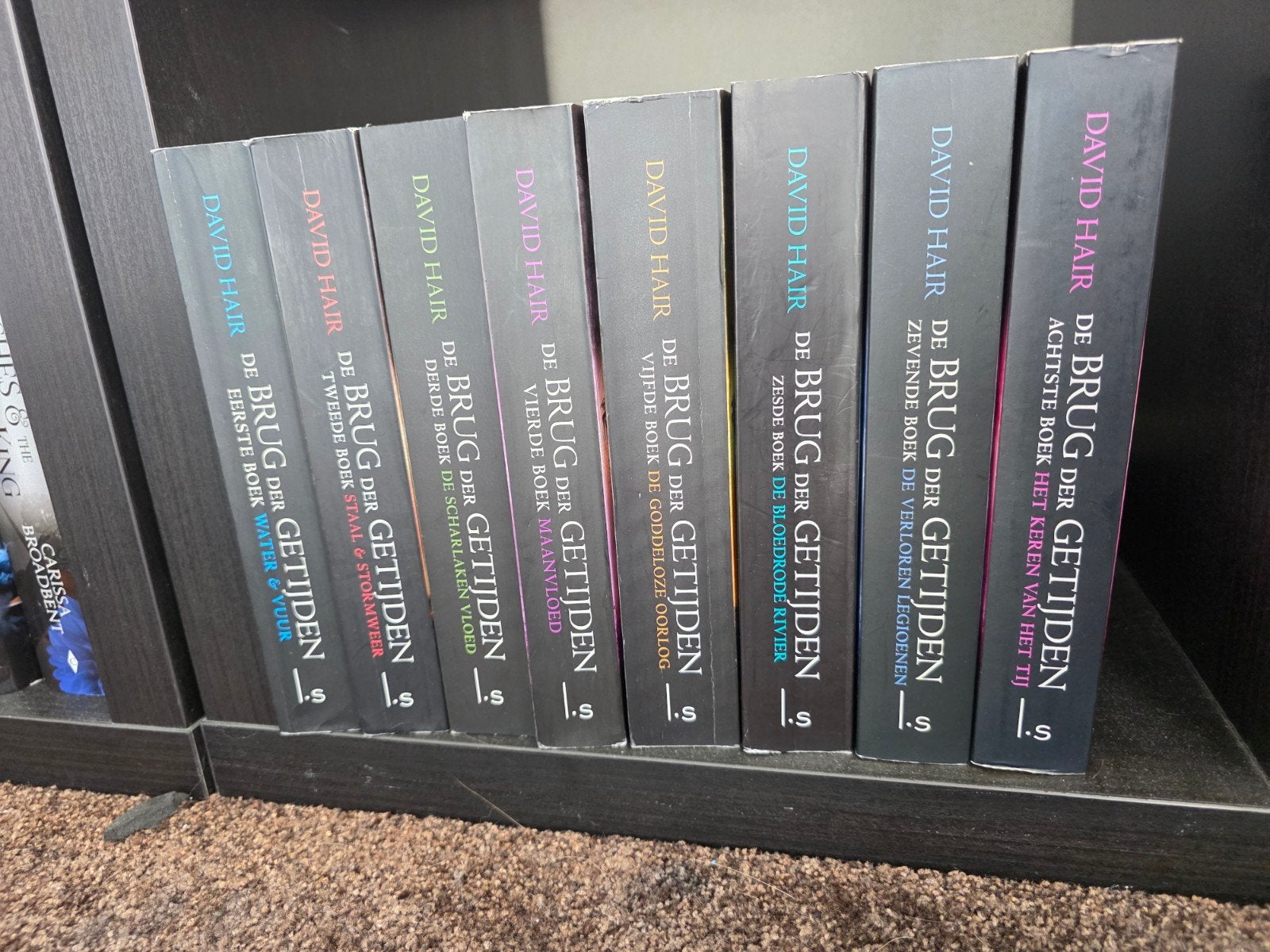 Complete Brug der Getijden van David Hair, Boeken, Ophalen, Gelezen
