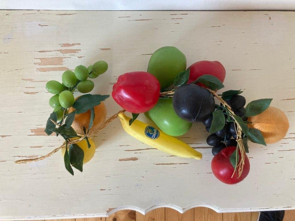 Seventies plastic fruitslinger vintage banaan peren druiven, Ophalen of Verzenden, Huis en Inrichting