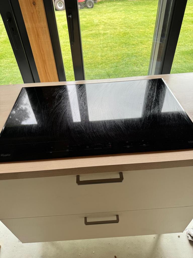 Whirlpool inductie kookplaats, Ophalen of Verzenden, Zo goed als nieuw, 25 tot 50 cm, Minder dan 100 cm