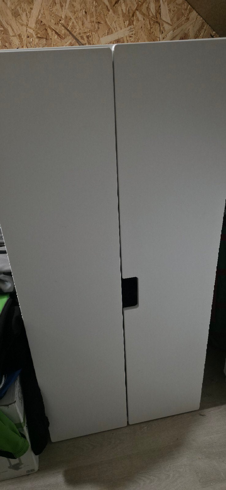 Witte IKEA Stuva kast met deuren en planken, Ophalen, Modern, functioneel, 100 tot 150 cm, 50 tot 100 cm