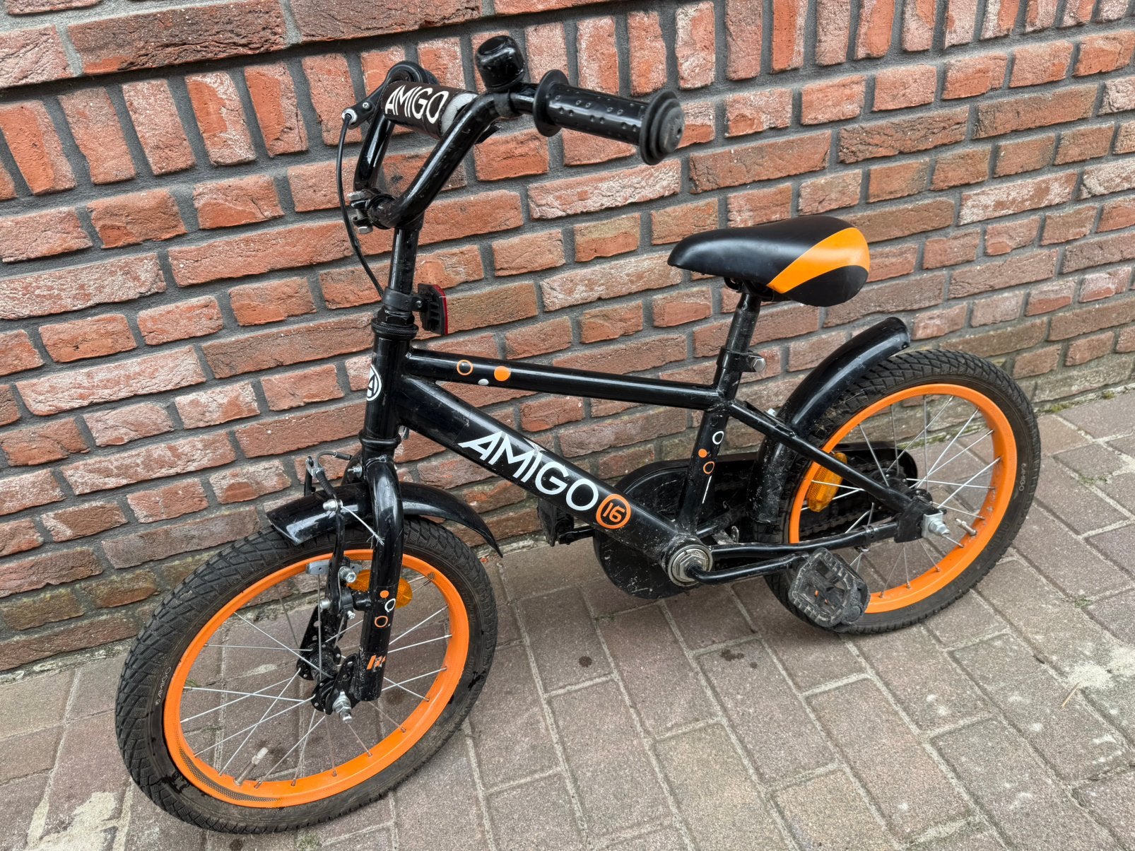 Kinderfiets, Ophalen of Verzenden, Gebruikt, Staal, 16 tot 20 inch