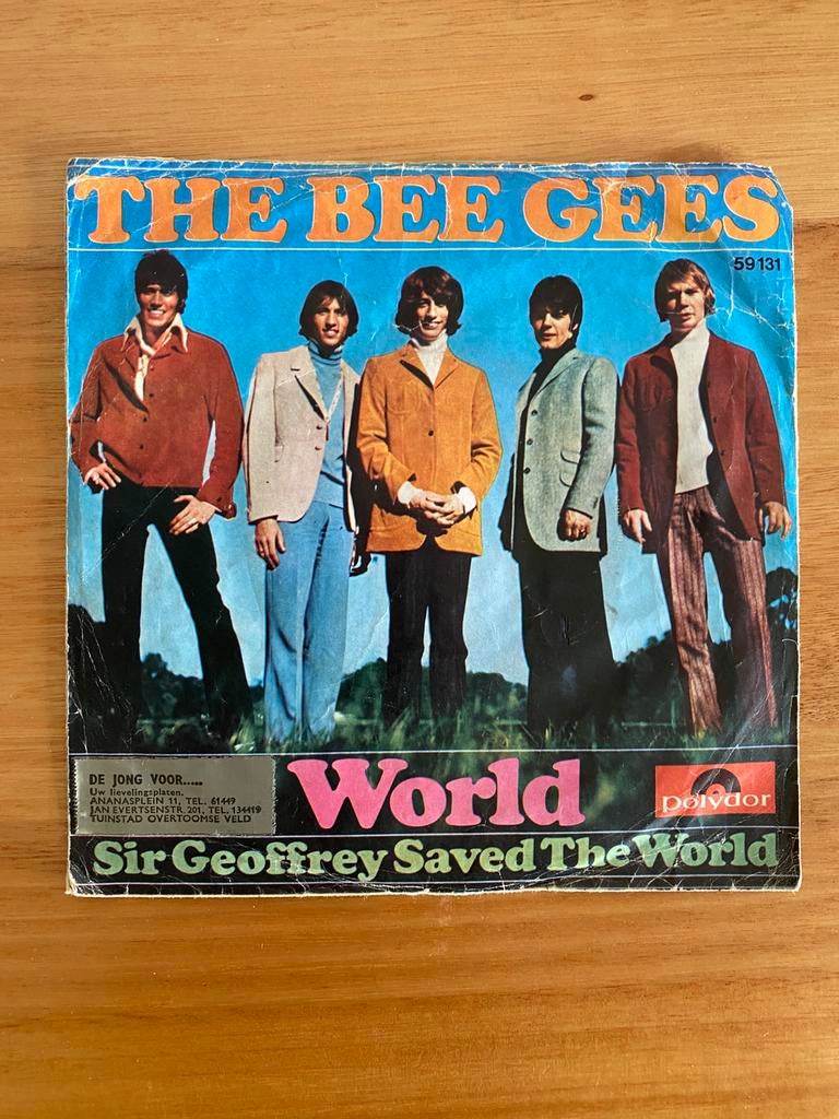 Bee Gees - Word single vinyl., Ophalen of Verzenden, Zo goed als nieuw, Pop