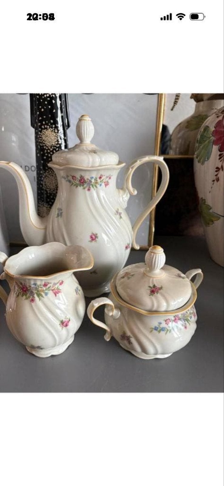 Vintage Seltmann Weiden Theeservies -, Antiek en Kunst, Antiek | Porselein, Ophalen of Verzenden