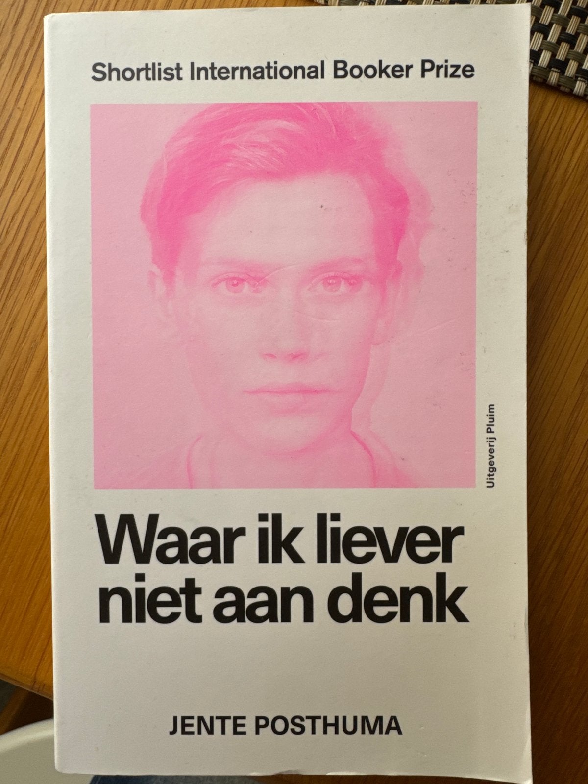 Waar ik liever niet aan denk - Jente Posthuma (Shortlist Boo, Ophalen of Verzenden, Zo goed als nieuw, Nederland