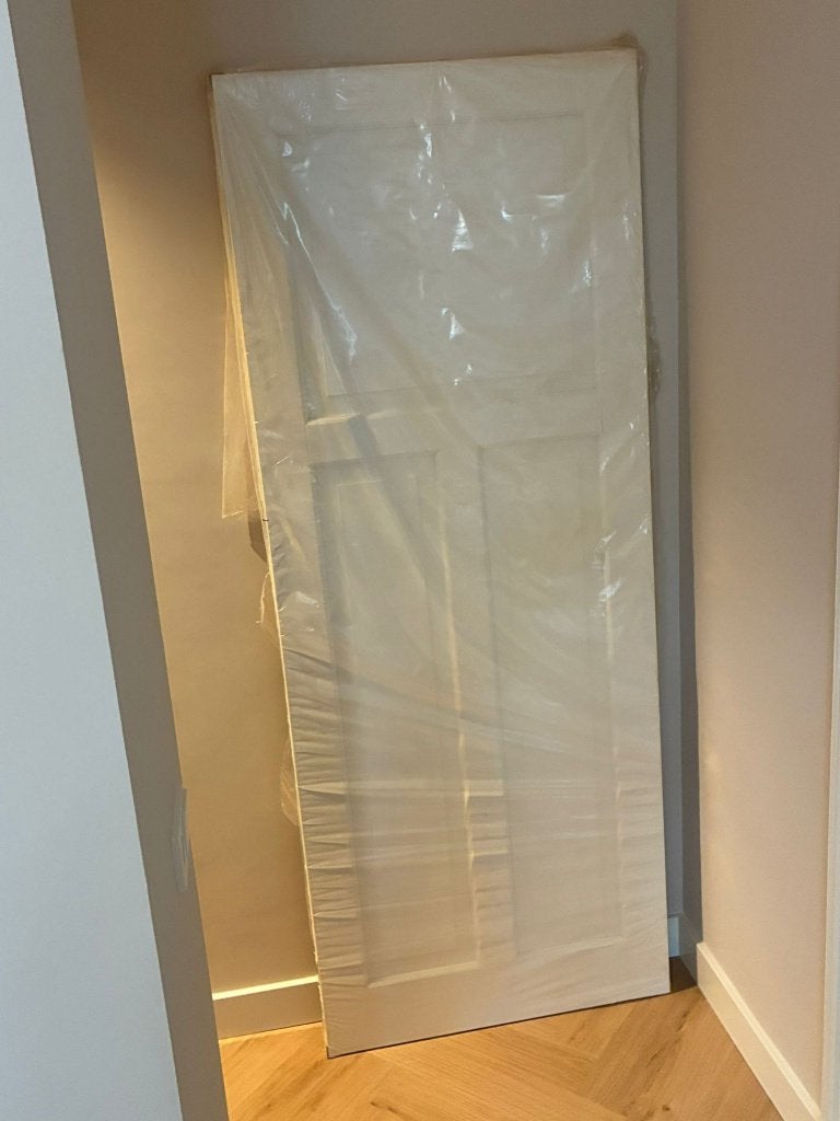 Weekamp paneeldeur 88x225, Ophalen, 80 tot 100 cm, 215 cm of meer, Binnendeur