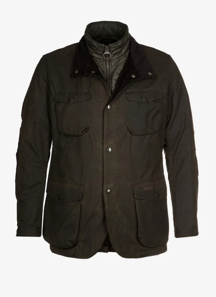 Barbour Ogston Wax Jas - Olive - Maat M, Maat 48/50 (M), Ophalen of Verzenden, Zo goed als nieuw, Overige kleuren