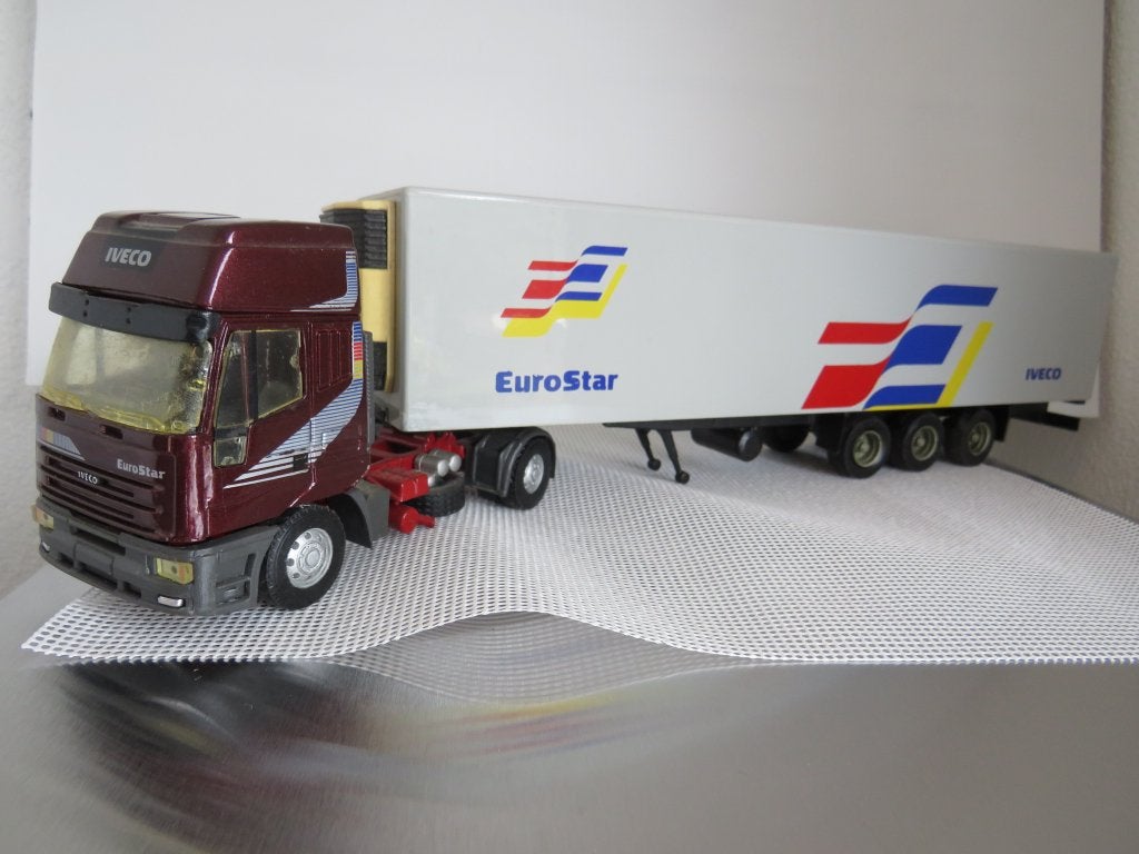 Iveco Eurostar Demo Uitvoering, Hobby en Vrije tijd, Modelauto's | 1:43, Ophalen, Gebruikt, Bus of Vrachtwagen, Overige merken