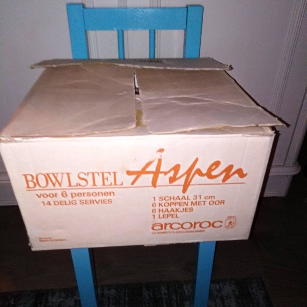 Arcoroc "Aspen" bowlset uit Frankrijk voor 6 personen, Ophalen, Overige merken, Overige typen, Overige stijlen