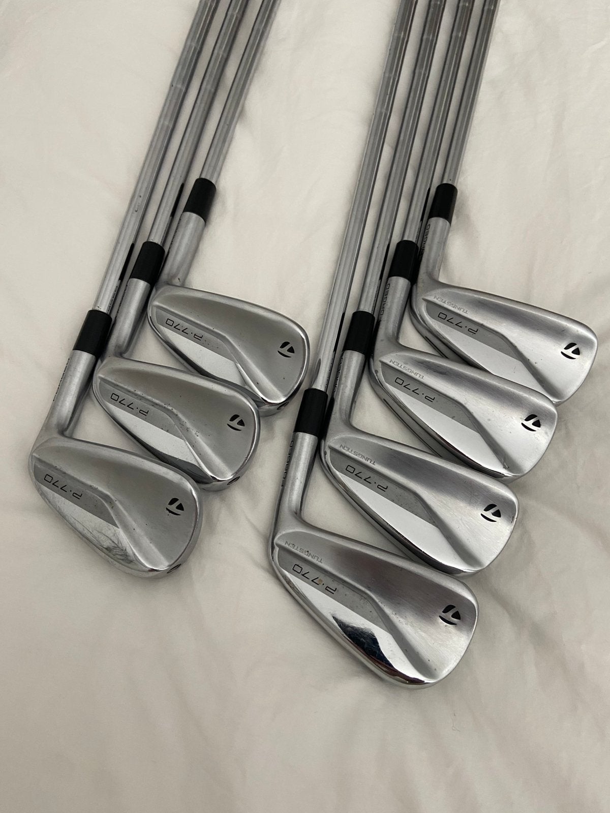 Taylormade P770 4-P kbs tour stiff shaft ijzers, Sport en Fitness, Ophalen of Verzenden, Gebruikt, Set, Overige merken