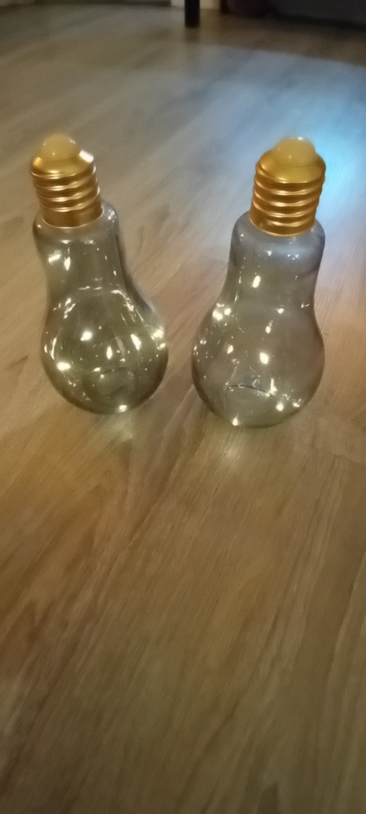 Set van 2 decoratieve LED-lampen op batterijen, Ophalen, Overige merken, Grijs, Overige fittingen