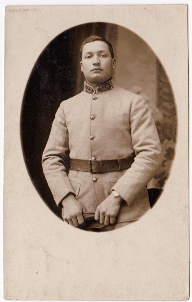 Originele Fotokaart Franse Soldaat Eerste Wereldoorlog, Verzenden, Landmacht, Overige gebieden, Foto of Poster