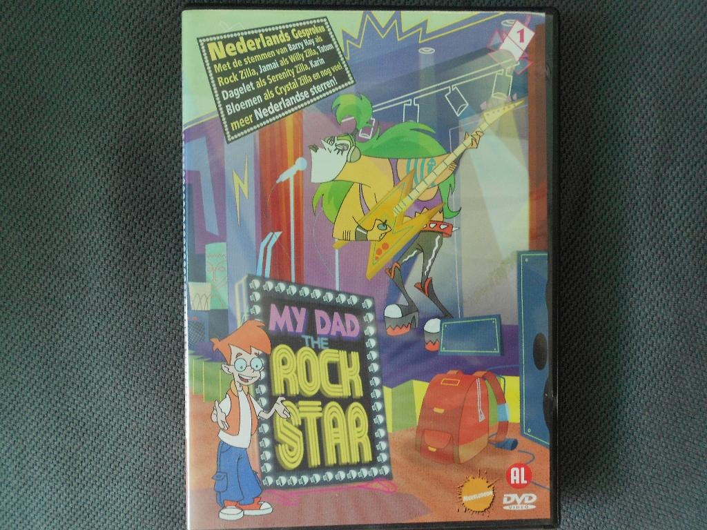 dvd My dad the rock star + Wunschpunsch planten chaos 1, Ophalen, Gebruikt, Tekenfilm, Alle leeftijden