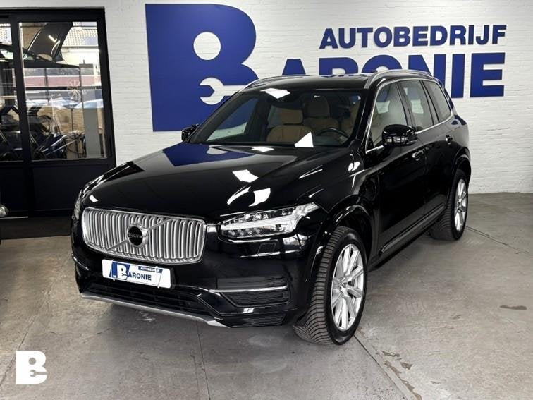 Volvo XC90 2.0 T8 Twin Engine AWD Inscription, Gebruikt, 1969 cc, 7 stoelen, Zwart
