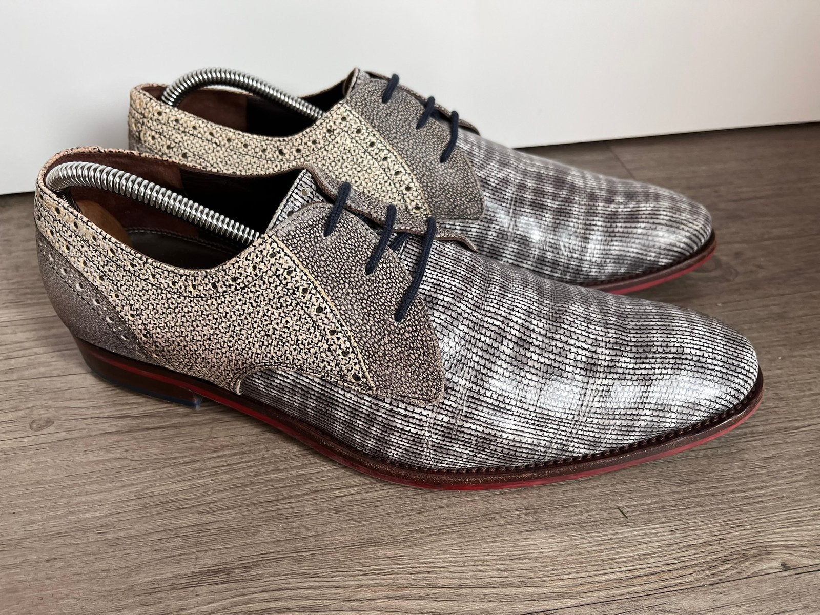 Floris van Bommel herenschoenen maat 9 / 43, Floris van Bommel, Overige kleuren, Floris van Bommel, Ophalen of Verzenden