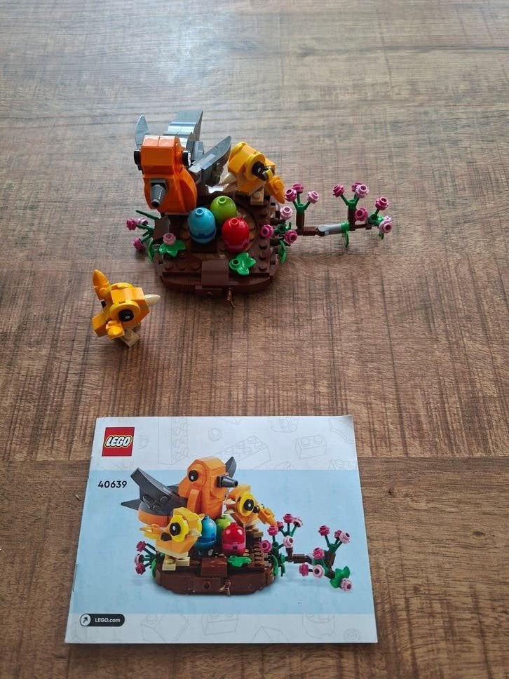 LEGO BrickHeadz 40639 Vogelnestje - Compleet met boekje, Ophalen of Verzenden, Zo goed als nieuw, Overige merken