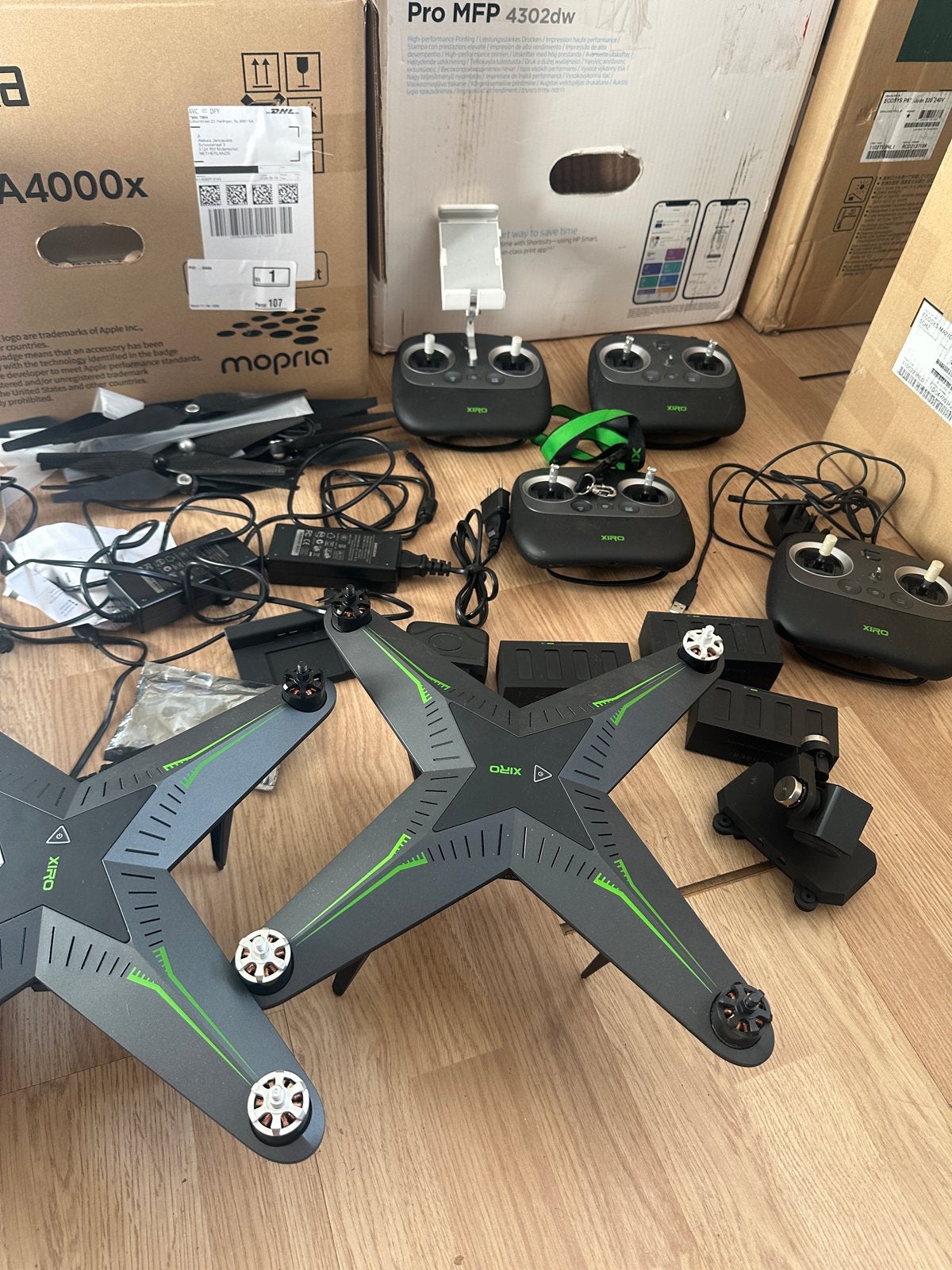 Set van 2 Xiro Xplorer-drones met accessoires, Ophalen, Gebruikt, Cameradrone, 100 tot 1000 meter