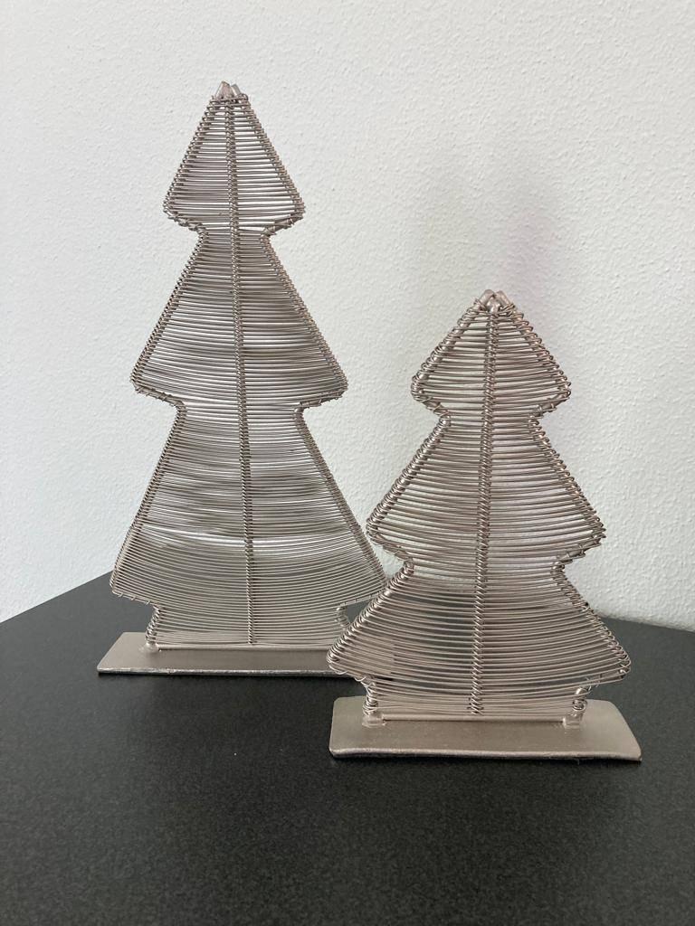Diga Colmore kerstboom Iron Champagne metaal set-2 Nieuw!, Diversen, Kerst, Ophalen of Verzenden, Nieuw
