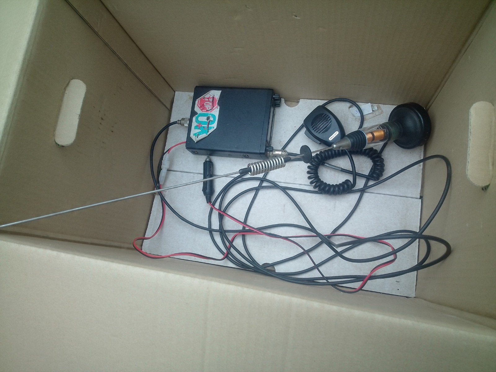 President Truman CB-radio 27mc bakkie12V met antenne, Ophalen of Verzenden, Gebruikt