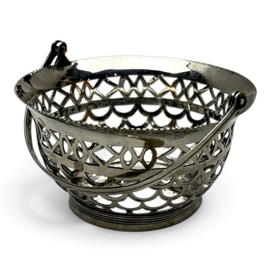 Zilveren knottenmandje, Antiek en Kunst, Ophalen of Verzenden, Zilver