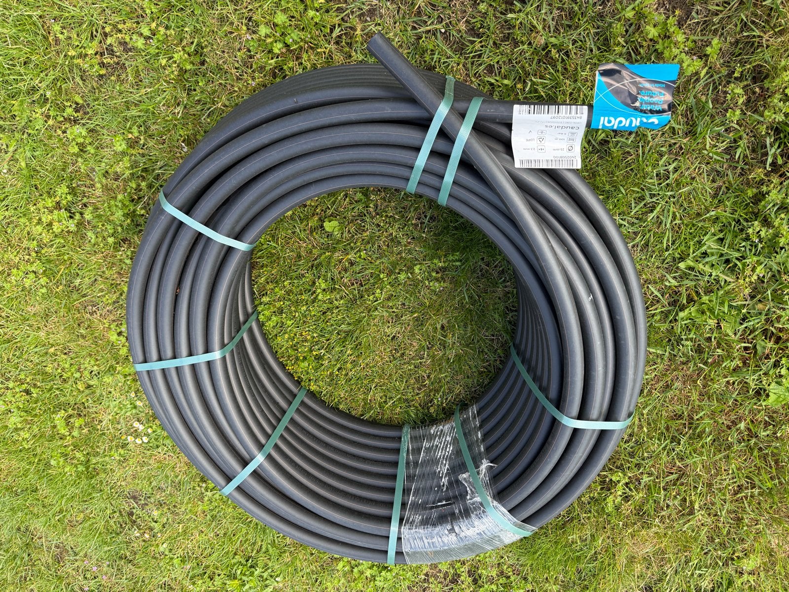 Nieuwe Caudal Tyleenslang 25mm 100m - 6 bar LDPE, Tuin en Terras, Tuinslangen, Ophalen, Nieuw, Tuinslang
