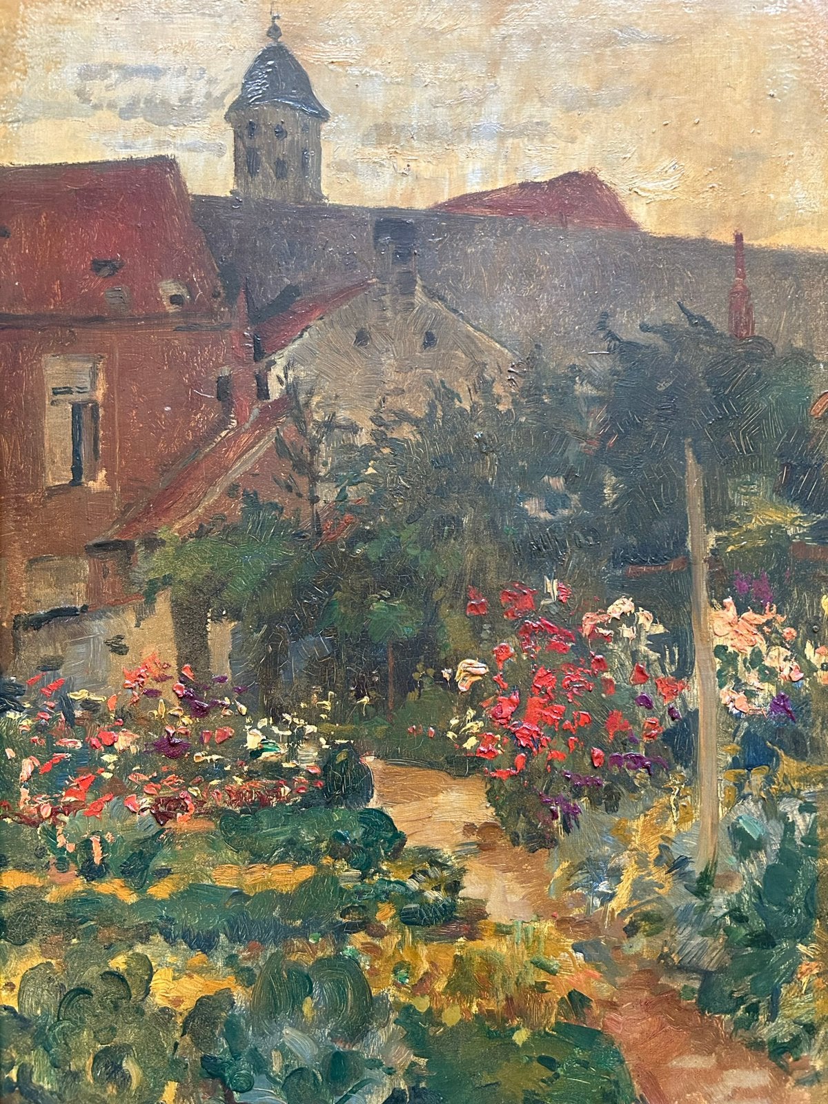 Fred. Brouwer 1891-1965 Tuin in Lier, Antiek en Kunst, Ophalen