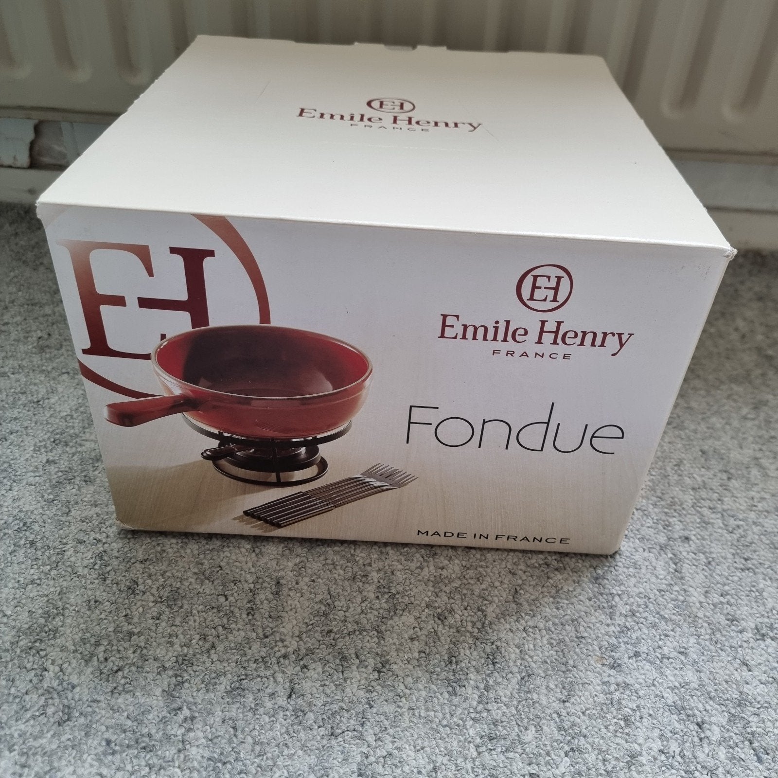 Emile Henry fondueset - Zo goed als nieuw, Ophalen