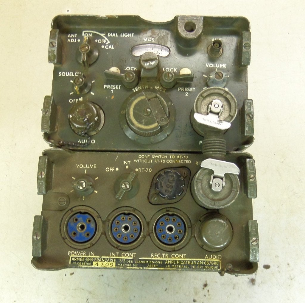 RT-70/GRC Transceiver & AM-65/GRC Power Supply, Ophalen, Landmacht, Amerika