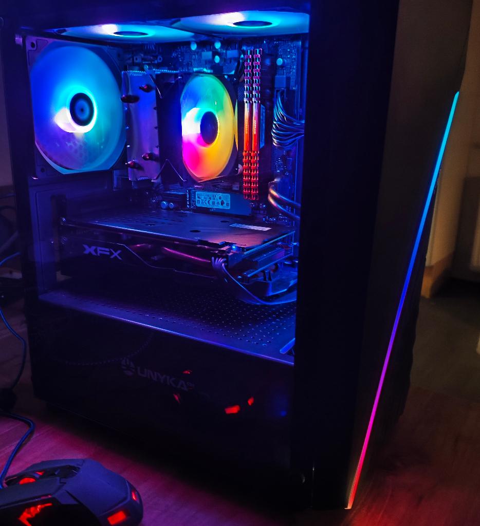 Budget Gaming PC | Ryzen + Radeon | Incl. Monitor, Zelf gebouwde pc, Virtual Reality, 512 GB, Zo goed als nieuw