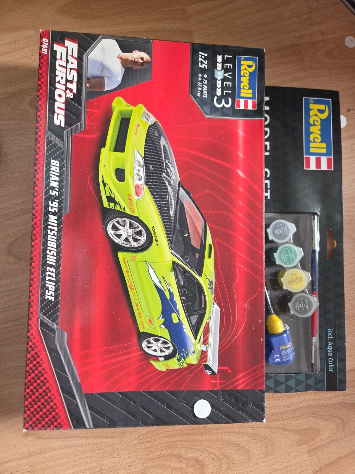 Revell Fast & Furious Brian's '95 Mitsubishi Eclipse, Ophalen, Auto, Nieuw, 1:32 tot 1:50