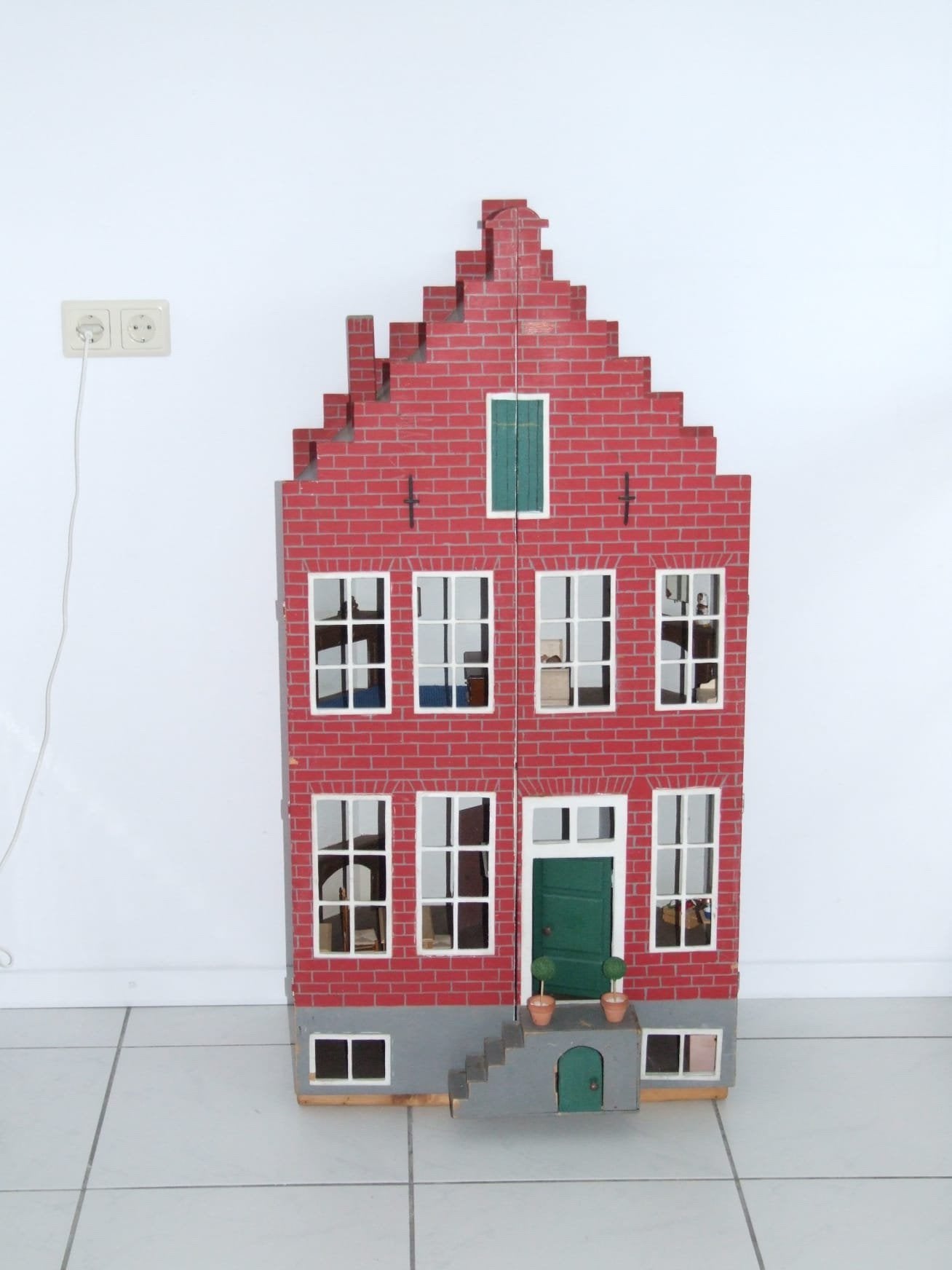 Antiek poppenhuis, Ophalen, Gebruikt, Poppenhuis