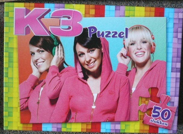 mooie oude K3 legpuzzel, Ophalen of Verzenden, Zo goed als nieuw, Puzzelen