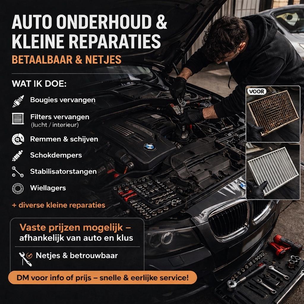 Auto onderhoud & kleine reparaties – betrouwbaar, Overige werkzaamheden