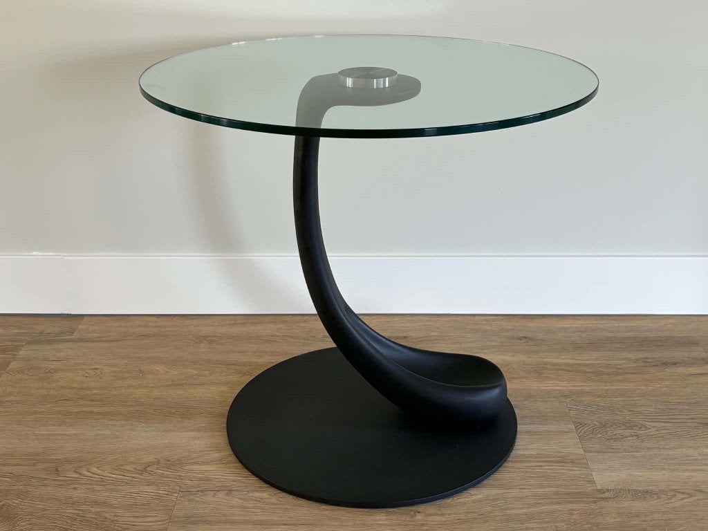 NIEUW - Zeldzaam Fiam Italia bijzettafel Design, 45 tot 60 cm, Minder dan 55 cm, Design, Rond