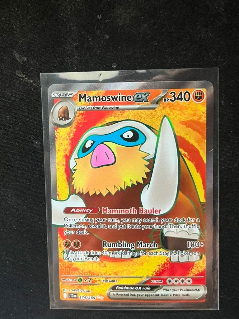 MAMOSWINE EX 174/159 - Near Mint - Pokemon, Ophalen of Verzenden, Zo goed als nieuw
