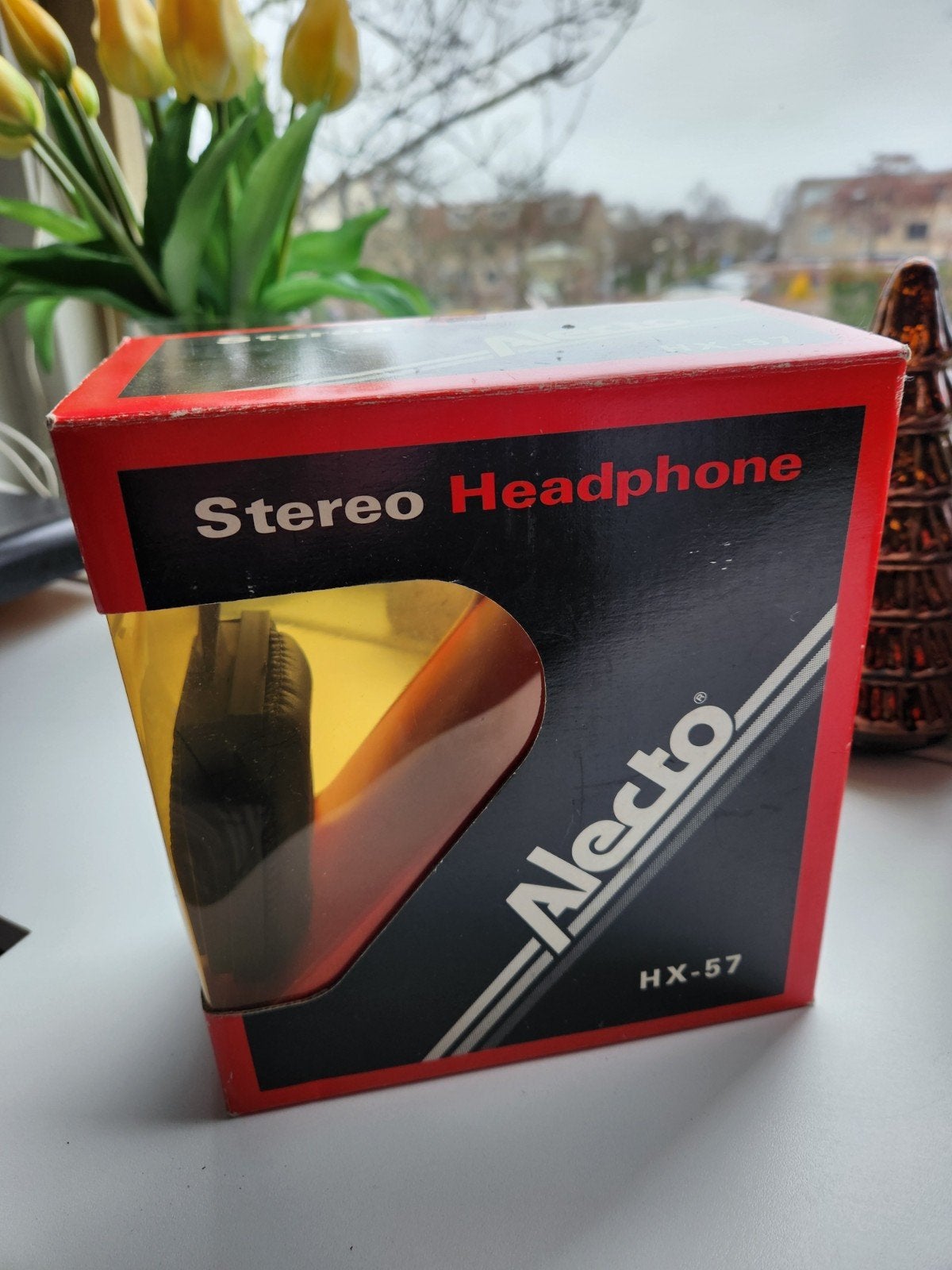 Vintage Alecto koptelefoon, Overige merken, On-ear, Ophalen of Verzenden, Zo goed als nieuw