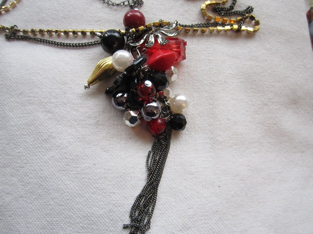 12.   Aparte oude ketting,  80 cm, Sieraden, Tassen en Uiterlijk, Antieke sieraden, Ophalen, Overige materialen, Ketting