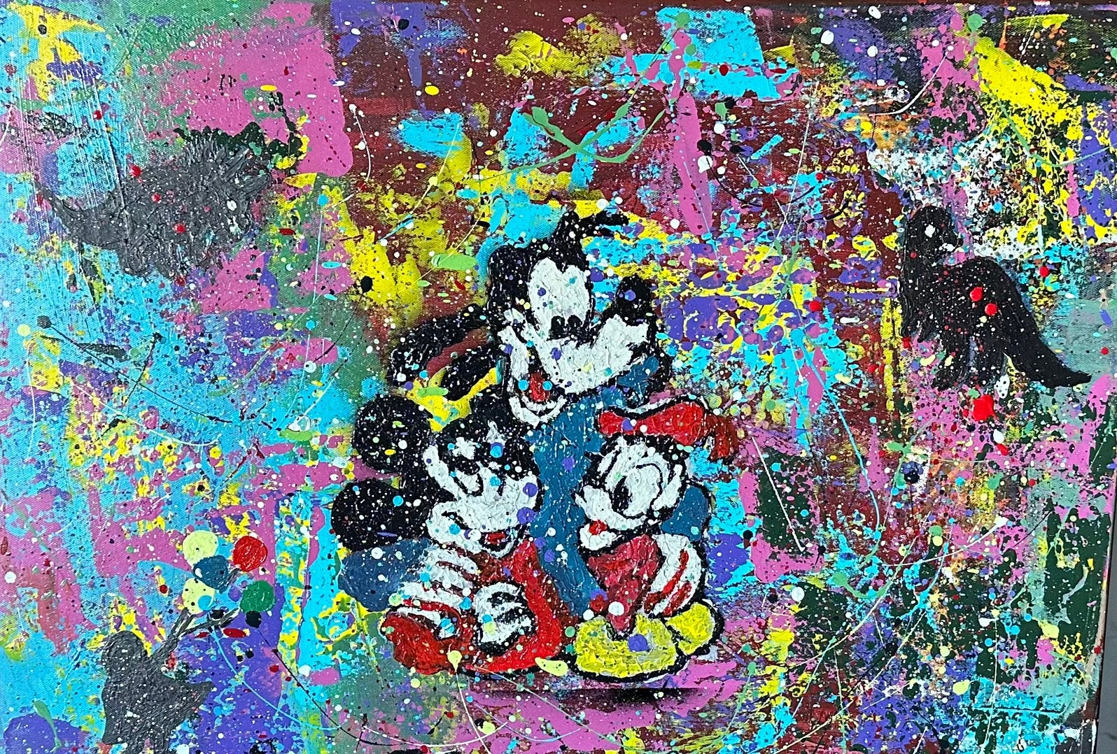 Valera- Disney helden- Handgeschilderd- Uniek, Ophalen of Verzenden