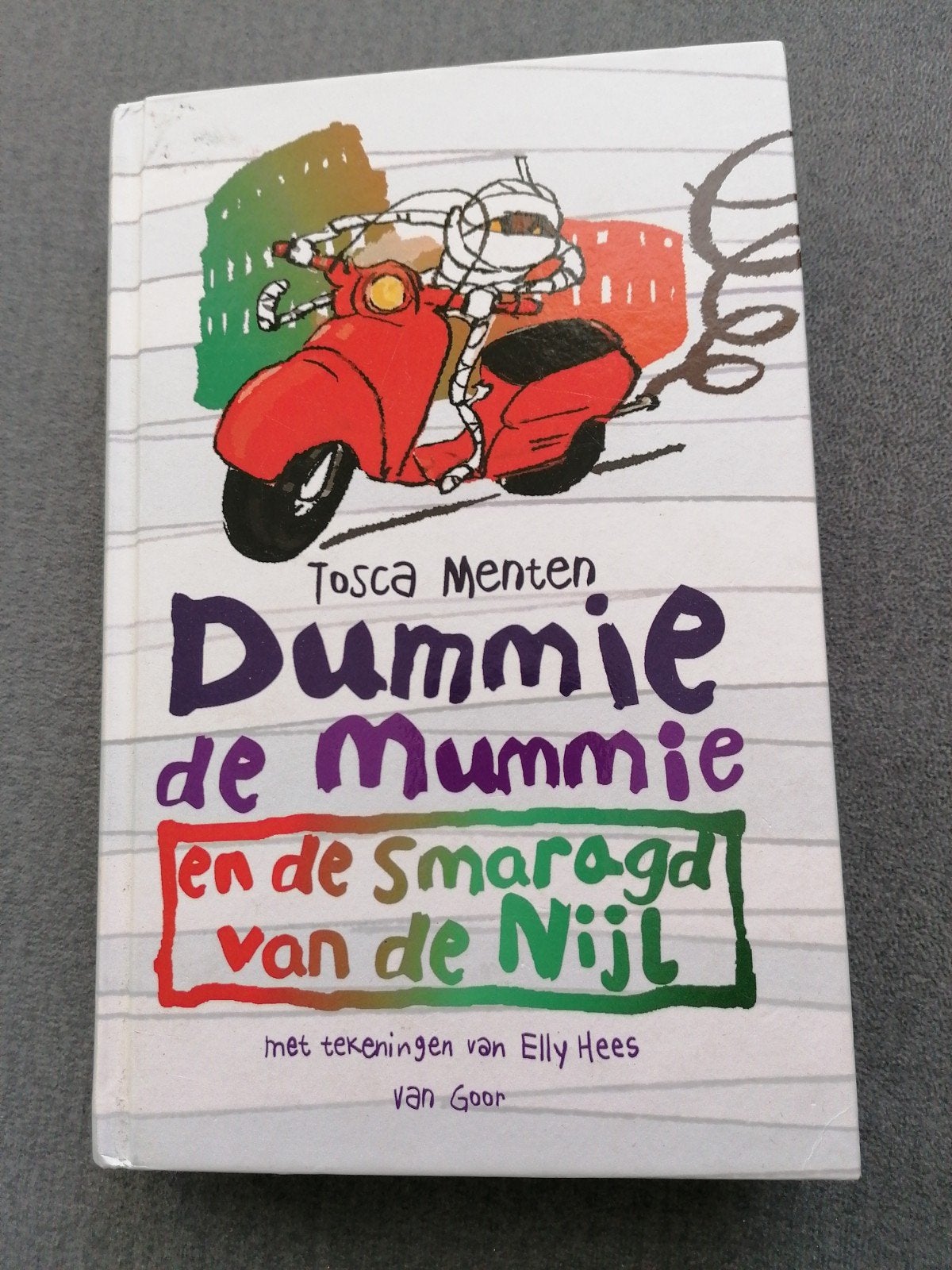 Dummie de Mummie en de Smaragd van de Nijl - Tosca Menten, Ophalen of Verzenden, Zo goed als nieuw