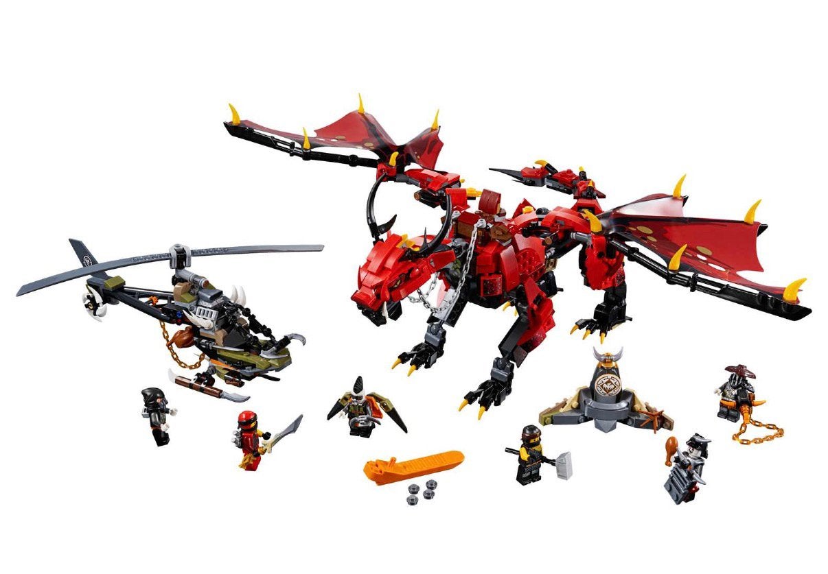 Lego 70653 ~ Ninjago - Firstbourne Draak, Gebruikt, Lego, Ophalen of Verzenden, Inclusief instructies