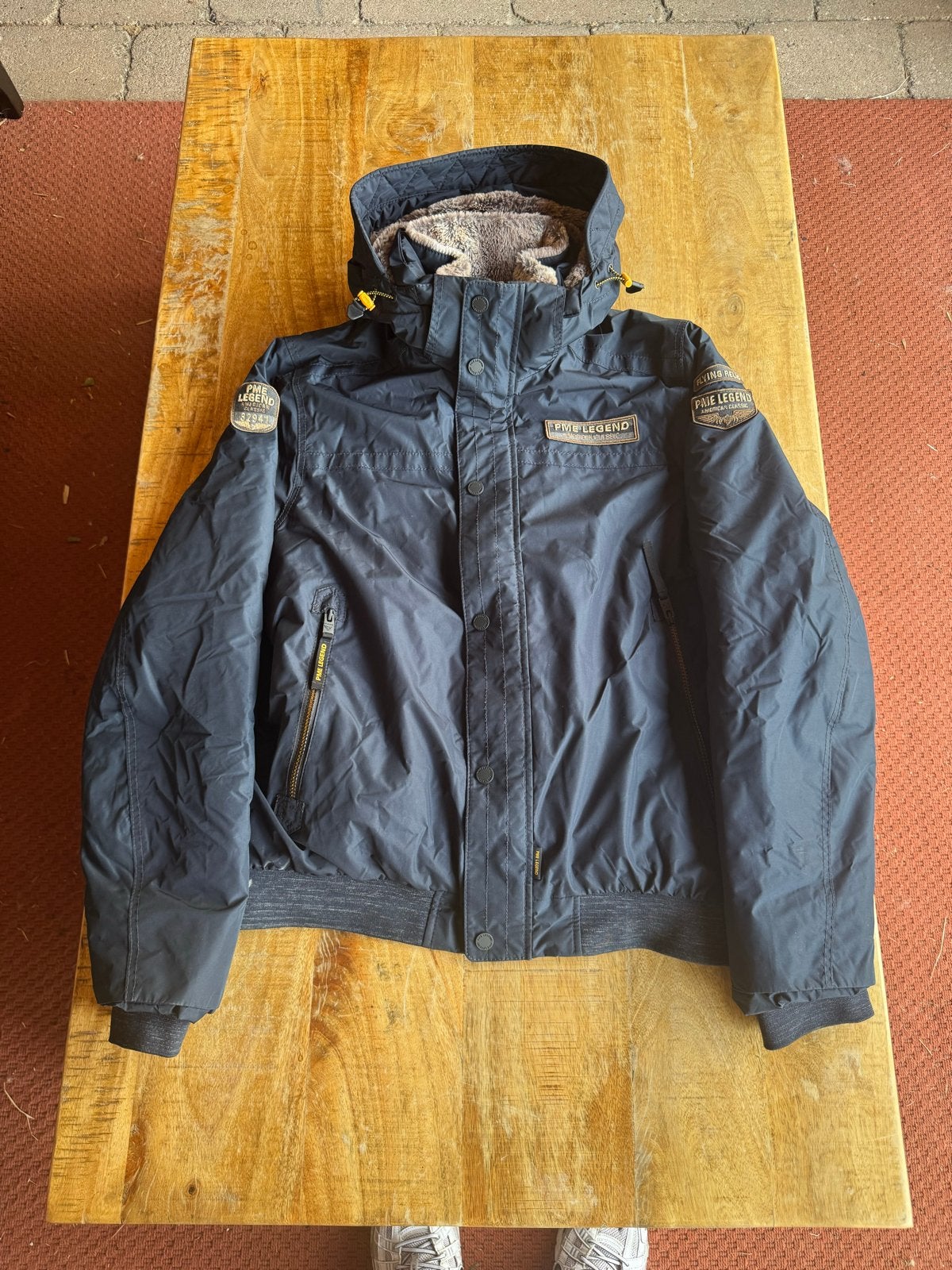 PME Legend Ice Striper 4.0 Winterjas Maat L, Ophalen of Verzenden, Zo goed als nieuw, Maat 52/54 (L), Blauw