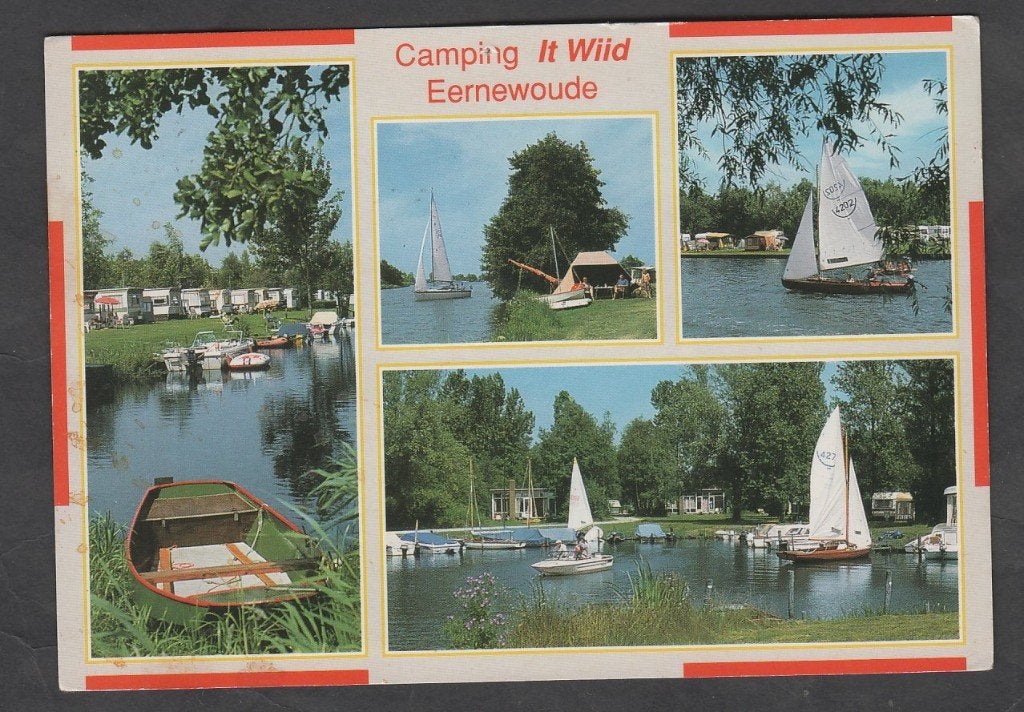 Eernewoude Camping It Wild Zeilen 16 M2 nr. 4202 gelopen '95, Verzenden, 1980 tot heden, Gelopen, Friesland