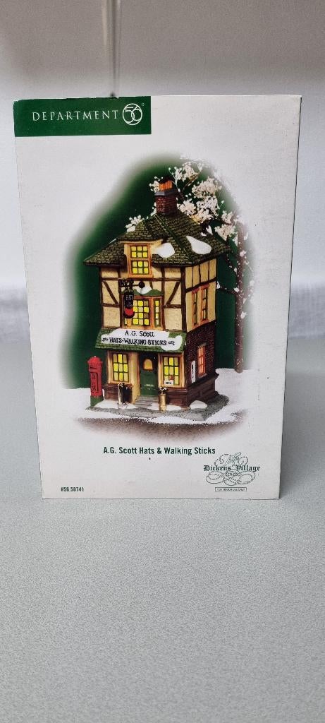 DEPARTMENT 56  Hats & Walkingsticks, Diversen, Kerst, Ophalen of Verzenden, Gebruikt