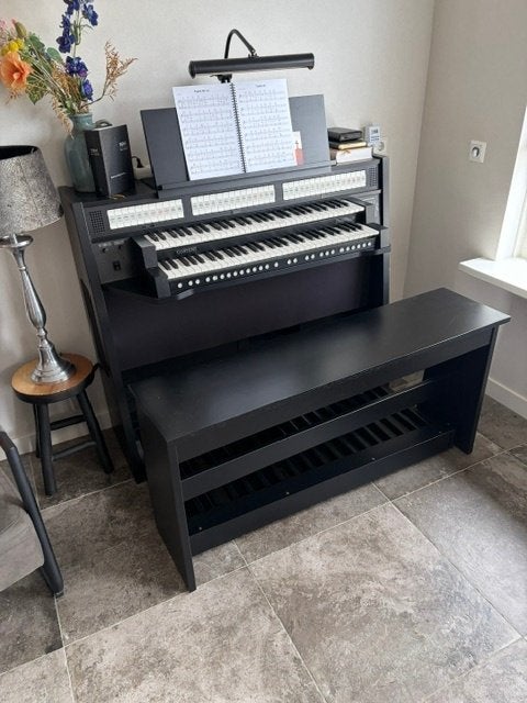 Mooi zwart Content Celestre 236 digitaal orgel :, Ophalen, Zo goed als nieuw, 2 klavieren, Orgel