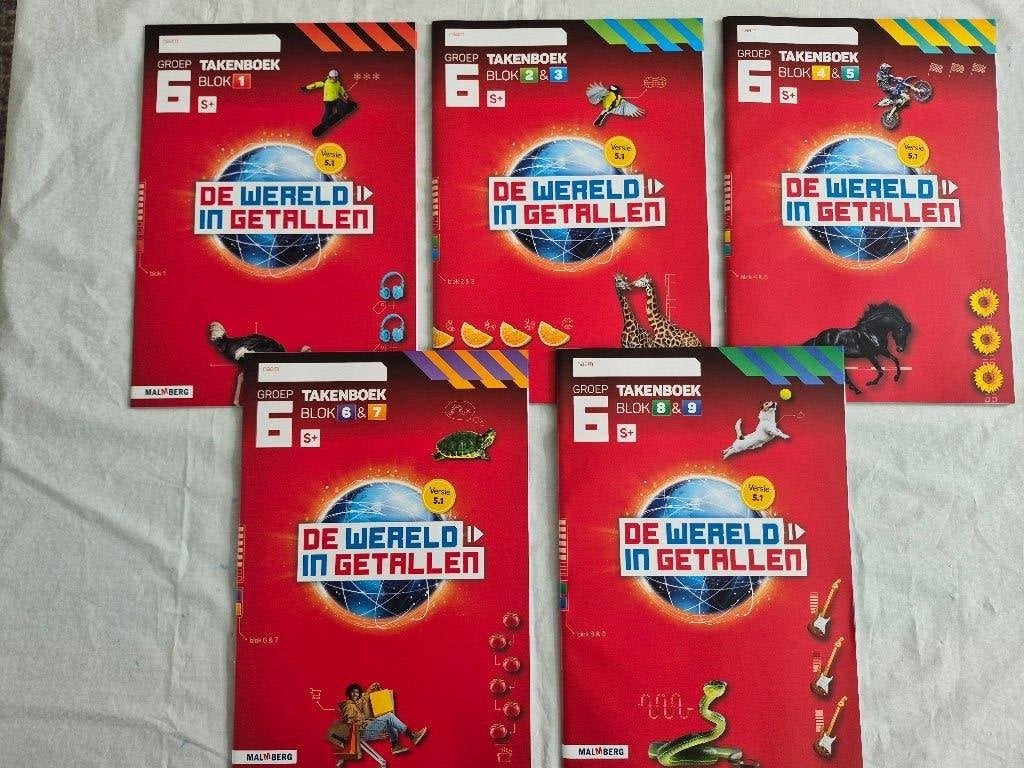 De Wereld in Getallen versie 5.1 takenboek – Groep 6 / 6S, Boeken, Ophalen of Verzenden, Nieuw, Overige niveaus, Overige vakken