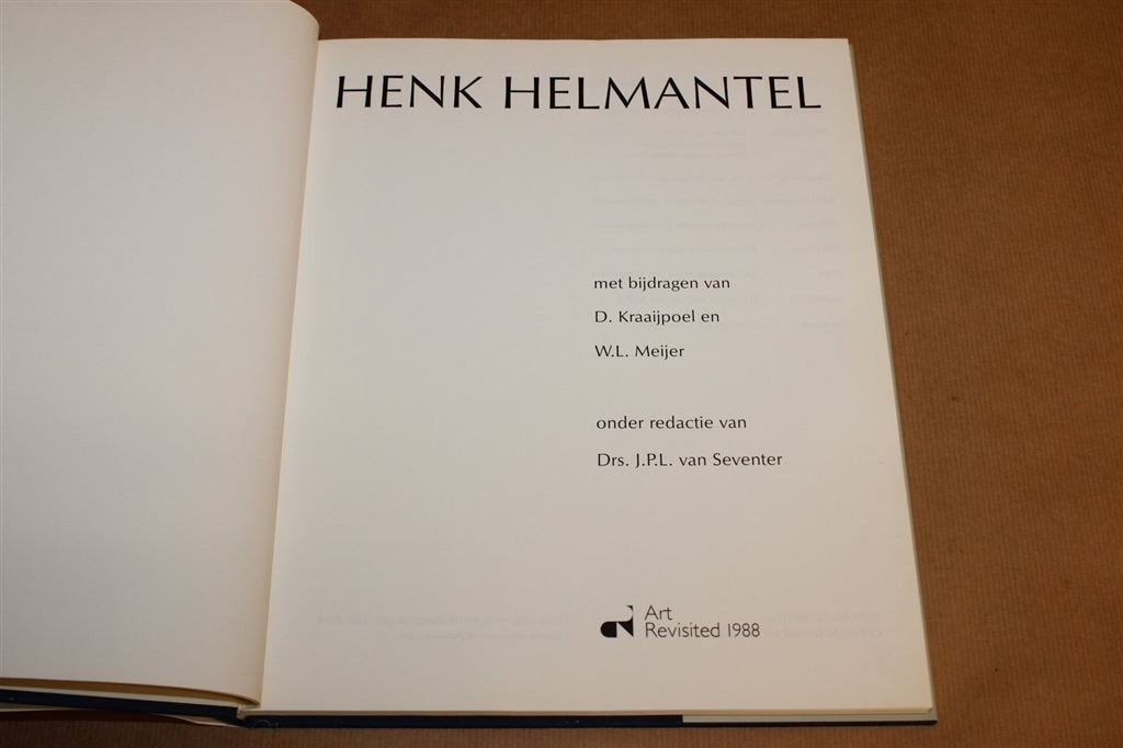 Henk Helmantel — Monografie met Werk van de Schilder, Ophalen of Verzenden, Zo goed als nieuw