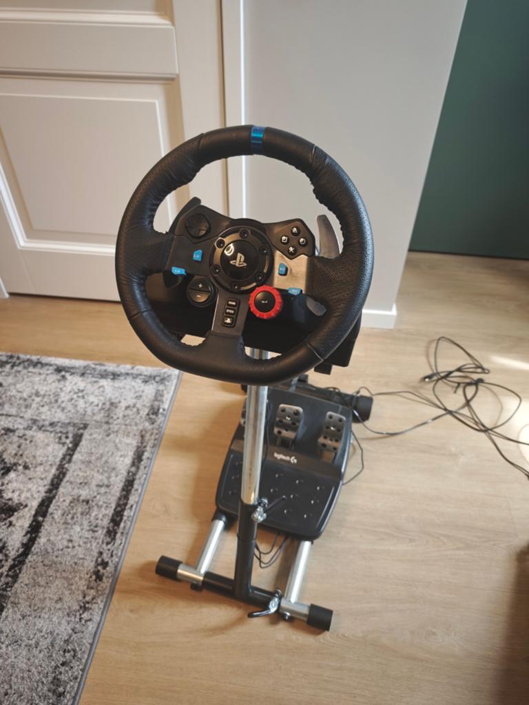 Logitech G29 met Wheel Stand Pro, Spelcomputers en Games, Spelcomputers | Sony PlayStation Consoles | Accessoires, Gebruikt, PlayStation 4
