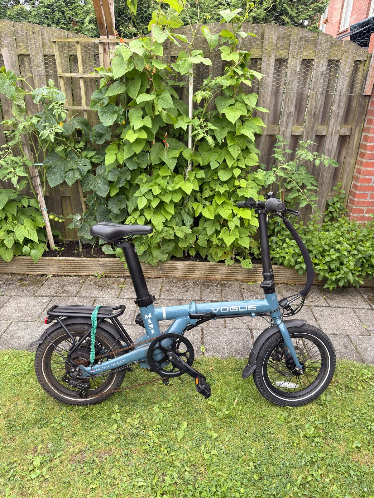 Vogue opvouwbare elektrische fiets, Fietsen en Brommers, Elektrische fietsen, Zo goed als nieuw, Minder dan 47 cm, 30 tot 50 km per accu