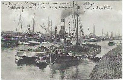Sleepvaart-binnenvaart, Ophalen of Verzenden, Zo goed als nieuw, Kaart, Foto of Prent